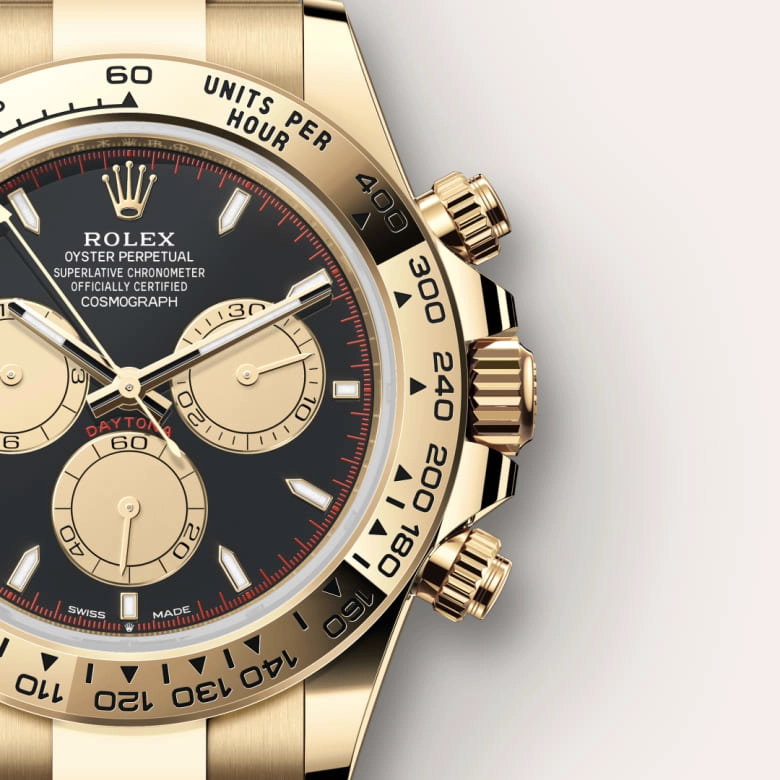 Rolex Cosmograph Daytona in 18 ct yellow gold, M126508-0002 - Siam Swiss