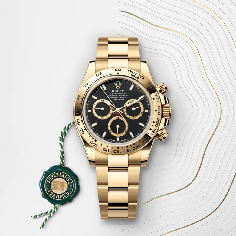Rolex Cosmograph Daytona in 18 ct yellow gold, M126508-0004 - Siam Swiss