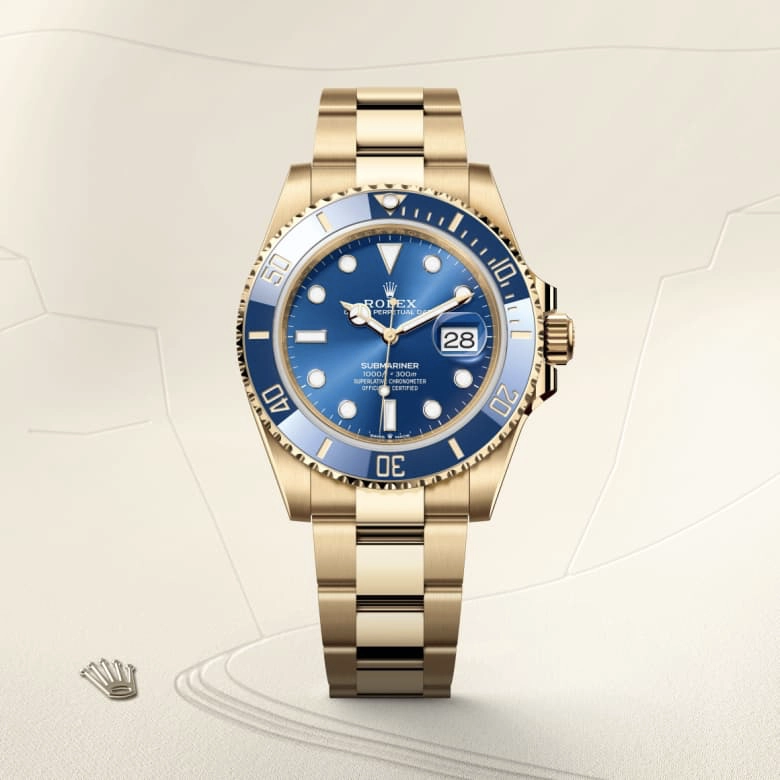 Rolex Submariner in 18 ct yellow gold, M126618LB-0002 - Siam Swiss
