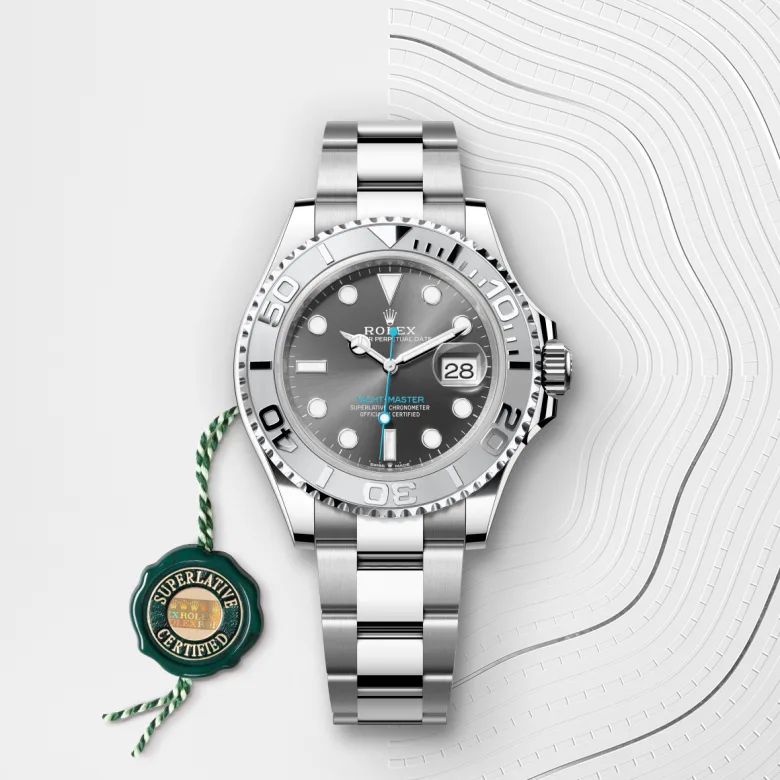 Rolex Yacht-Master in Rolesium - combination of Oystersteel and platinum, M126622-0001 - Siam Swiss