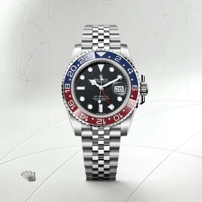 Rolex GMT-Master II in Oystersteel, M126710BLRO-0001 - Siam Swiss