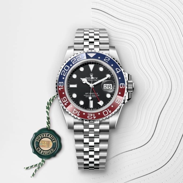 Rolex GMT-Master II in Oystersteel, M126710BLRO-0001 - Siam Swiss