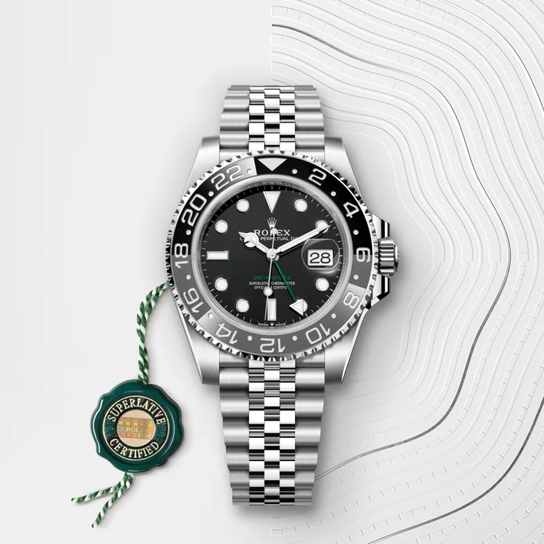Rolex GMT-Master II in Oystersteel, M126710GRNR-0003 - Siam Swiss