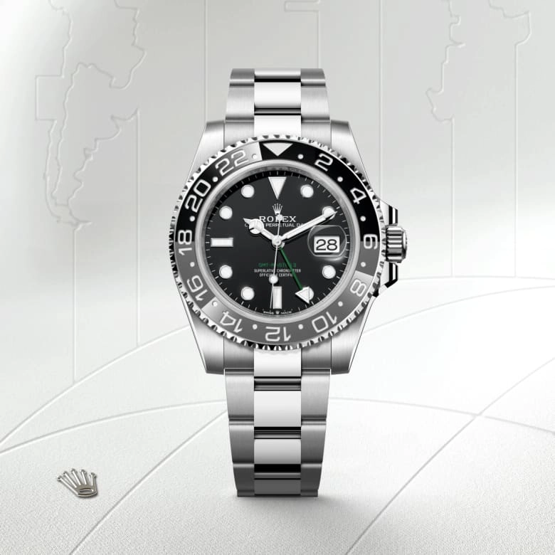 Rolex GMT-Master II in Oystersteel, M126710GRNR-0004 - Siam Swiss
