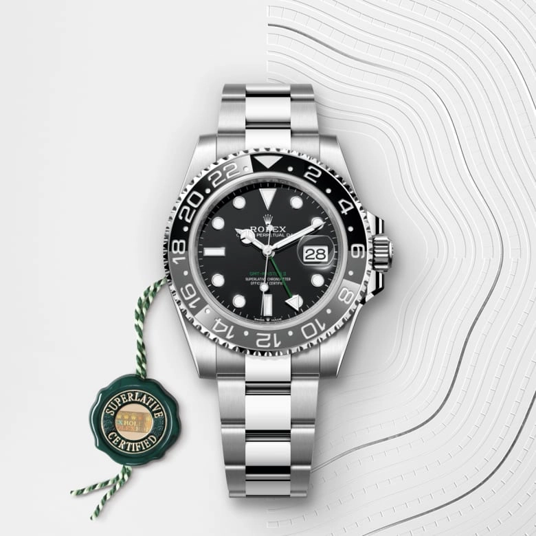 Rolex GMT-Master II in Oystersteel, M126710GRNR-0004 - Siam Swiss
