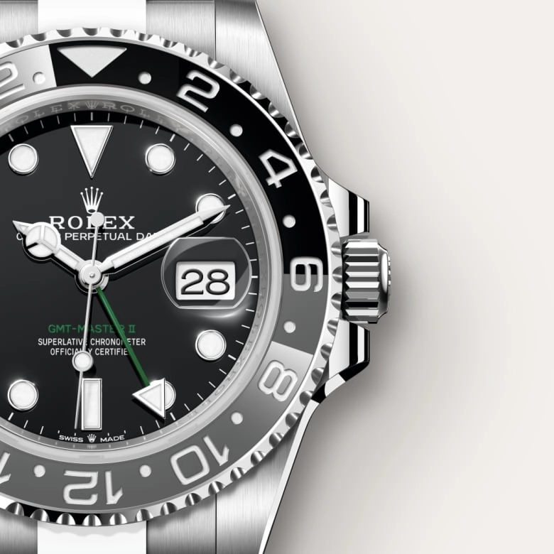 Rolex GMT-Master II in Oystersteel, M126710GRNR-0004 - Siam Swiss