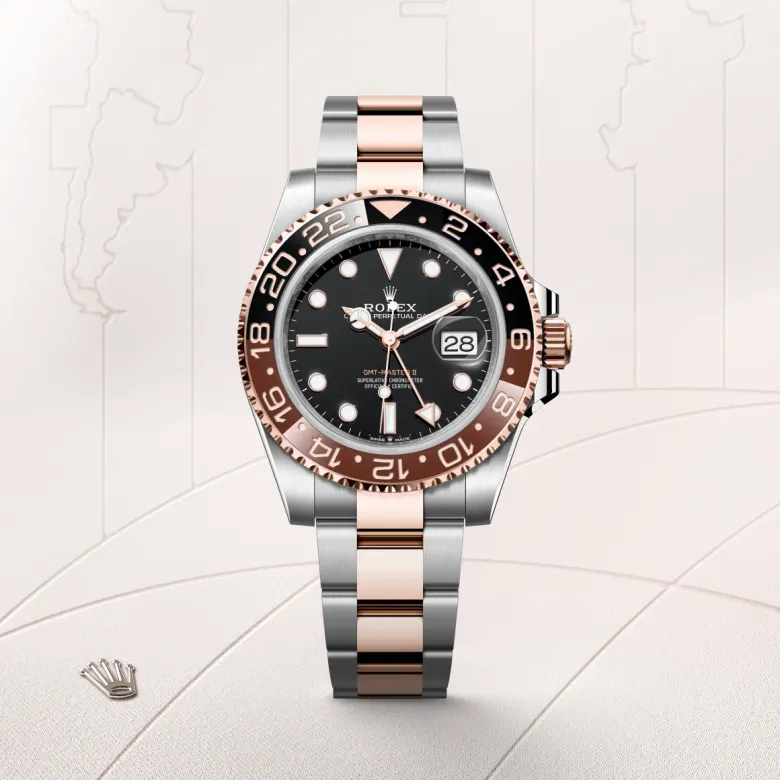 Rolex GMT-Master II in Everose Rolesor - การผสมผสานระหว่าง Oystersteel และเอเวอร์โรสโกลด์, M126711CHNR-0002 - Siam Swiss