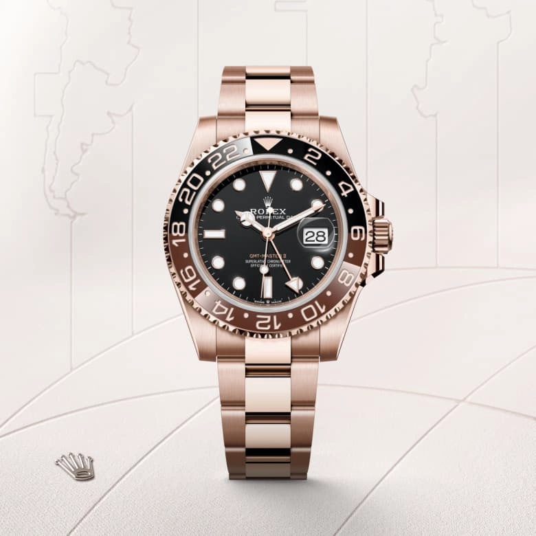 Rolex GMT-Master II in 18 ct Everose gold, M126715CHNR-0001 - Siam Swiss