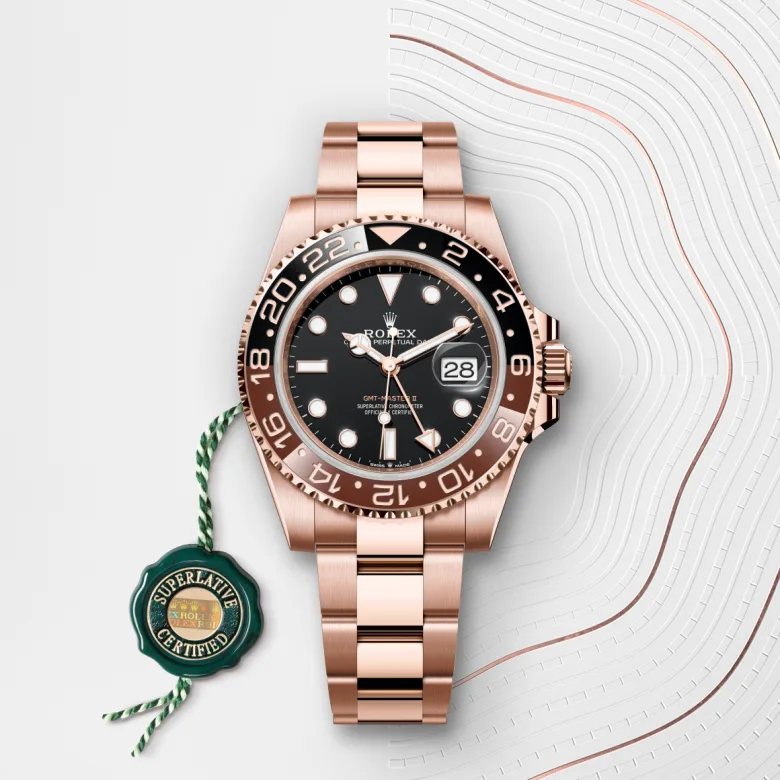 Rolex GMT-Master II in Everose gold 18 กะรัต, M126715CHNR-0001 - Siam Swiss