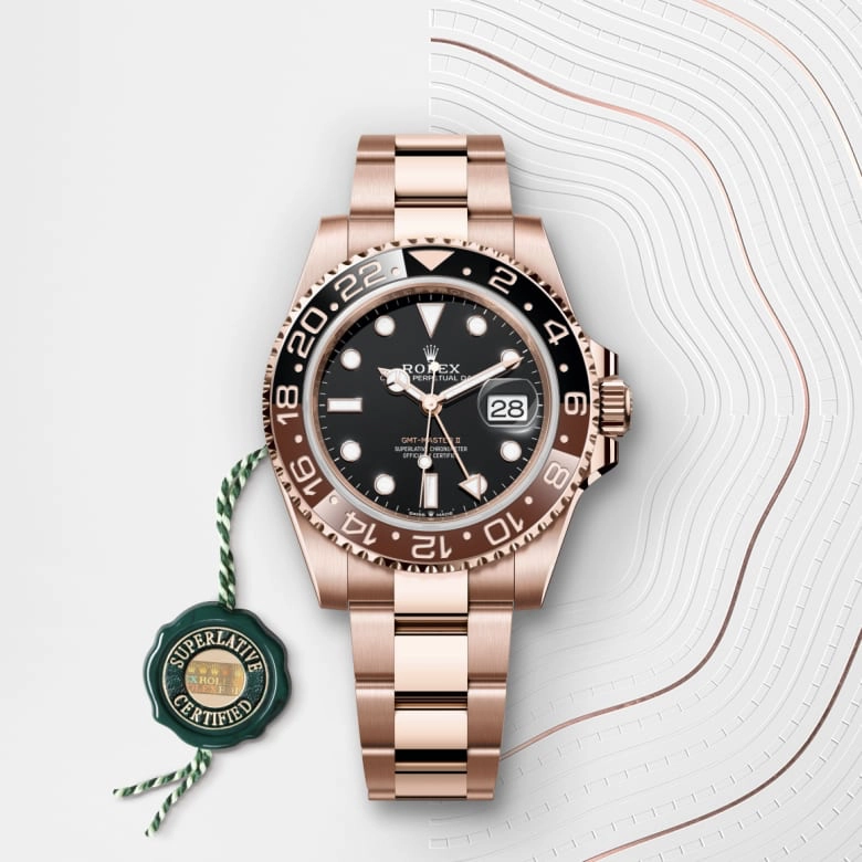 Rolex GMT-Master II in 18 ct Everose gold, M126715CHNR-0001 - Siam Swiss