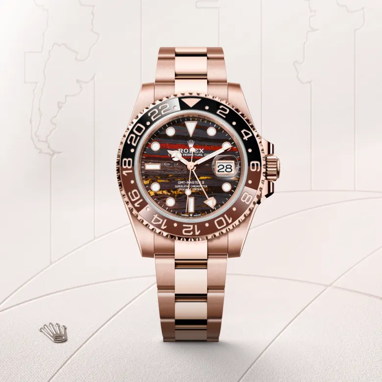 Rolex GMT-Master II in Everose gold 18 กะรัต, M126715CHNR-0002 - Siam Swiss