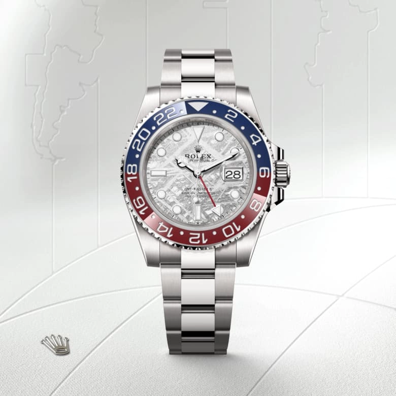 Rolex GMT-Master II in 18 ct white gold, M126719BLRO-0002 - Siam Swiss