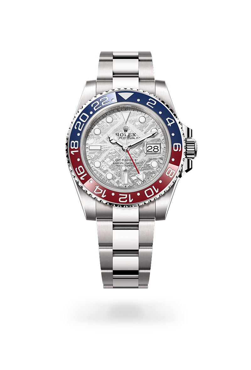 Rolex GMT-Master II in 18 ct white gold, M126719BLRO-0002 - Siam Swiss