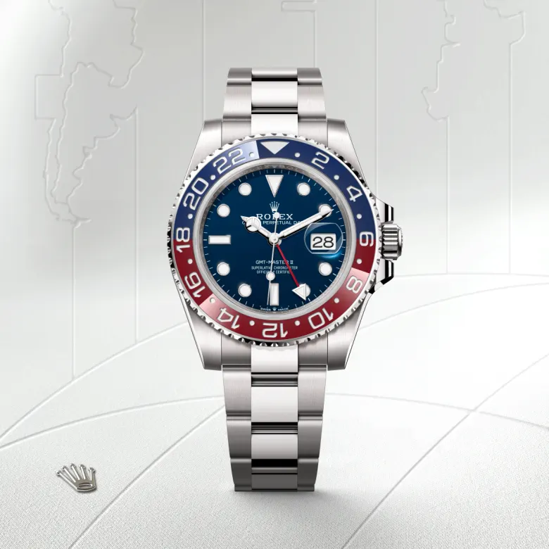 Rolex GMT-Master II in ทองคำขาว 18 กะรัต, M126719BLRO-0003 - Siam Swiss