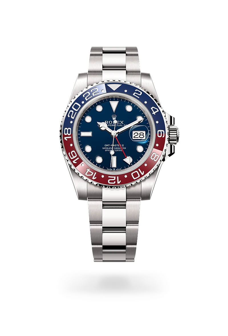 Rolex GMT-Master II in 18 ct white gold, M126719BLRO-0003 - Siam Swiss