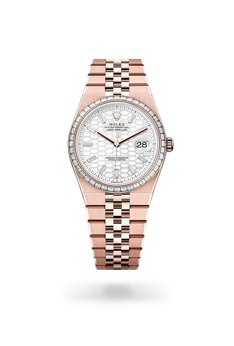 Rolex Land Dweller in 18 ct Everose gold, M127285TBR-0002 - Siam Swiss
