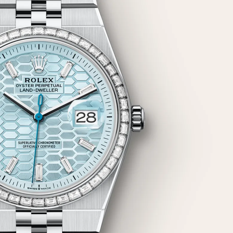Rolex Land Dweller in Platinum, M127286TBR-0001 - Siam Swiss