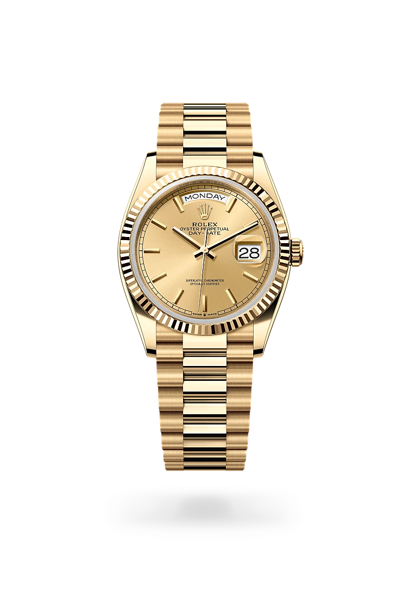 Rolex Day-Date in 18 ct yellow gold, M128238-0045 - Siam Swiss