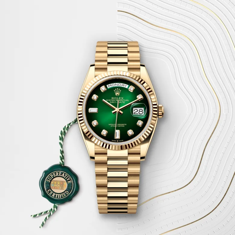 Rolex Day-Date in 18 ct yellow gold, M128238-0069 - Siam Swiss