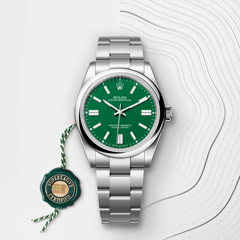 Rolex Oyster Perpetual in Oystersteel, M134300-0004 - Siam Swiss