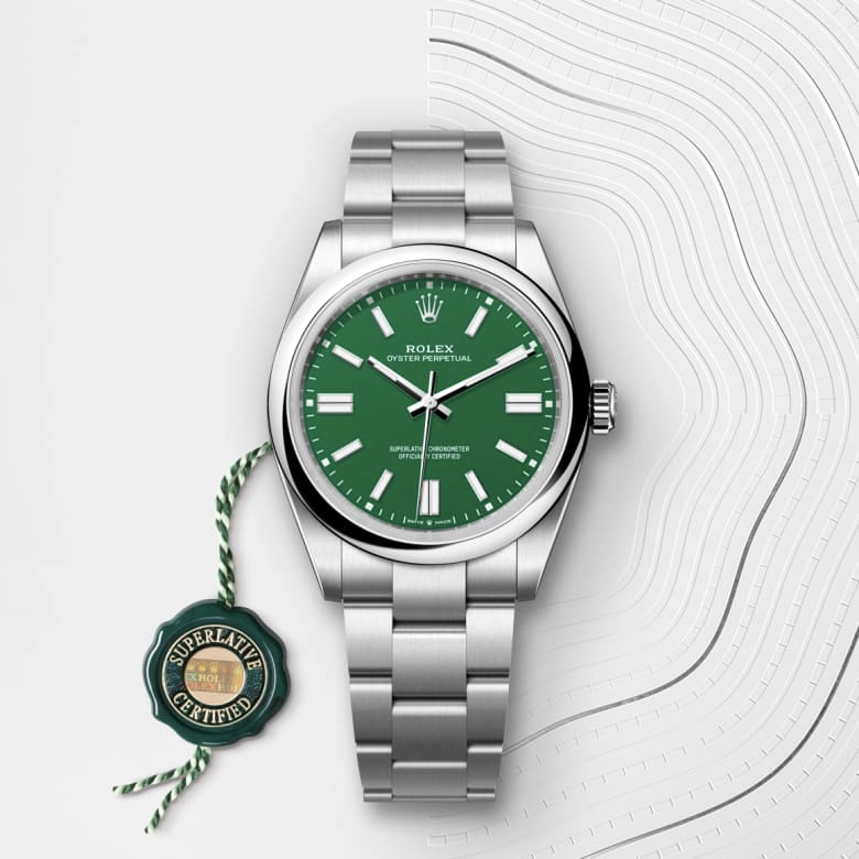 Rolex Oyster Perpetual in Oystersteel, M134300-0004 - Siam Swiss