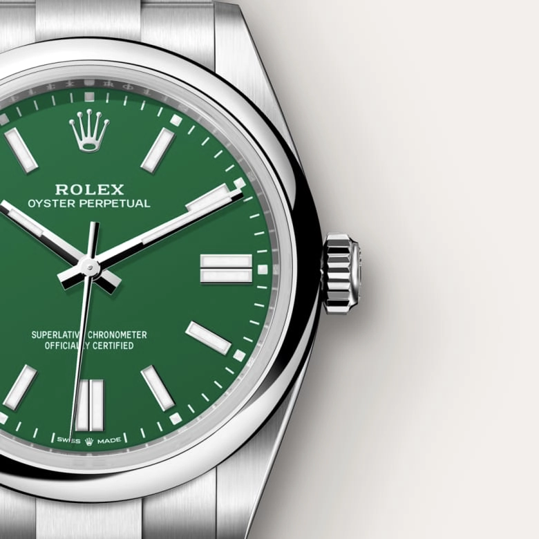 Rolex Oyster Perpetual in Oystersteel, M134300-0004 - Siam Swiss
