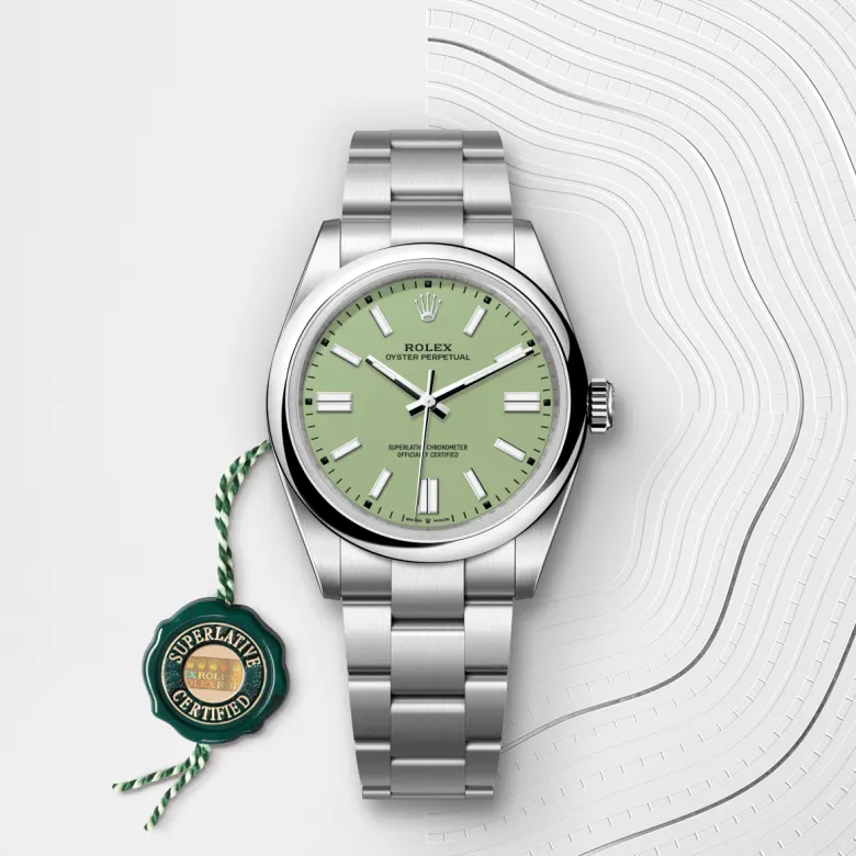 Rolex Oyster Perpetual in Oystersteel, M134300-0006 - Siam Swiss