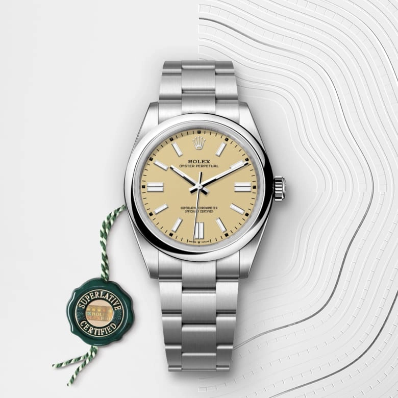Rolex Oyster Perpetual in Oystersteel, M134300-0007 - Siam Swiss