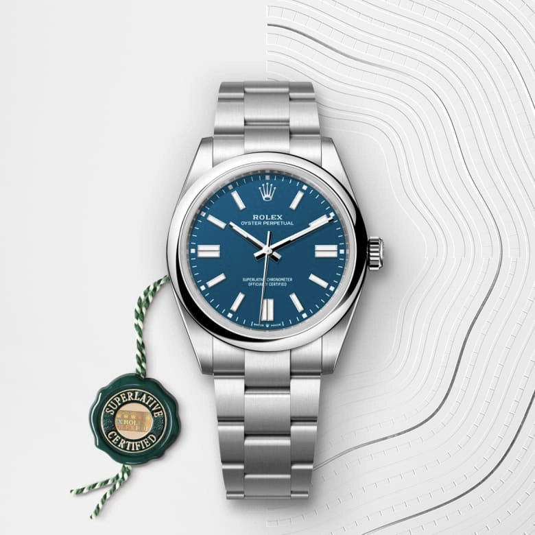 Rolex Oyster Perpetual in Oystersteel, M134300-0009 - Siam Swiss
