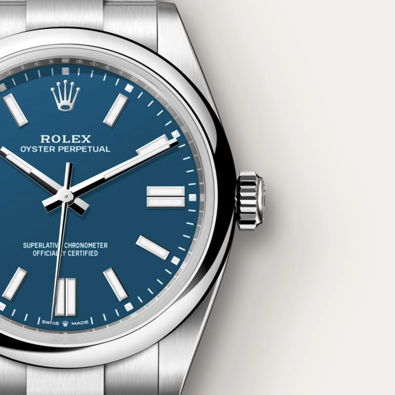 Rolex Oyster Perpetual in Oystersteel, M134300-0009 - Siam Swiss