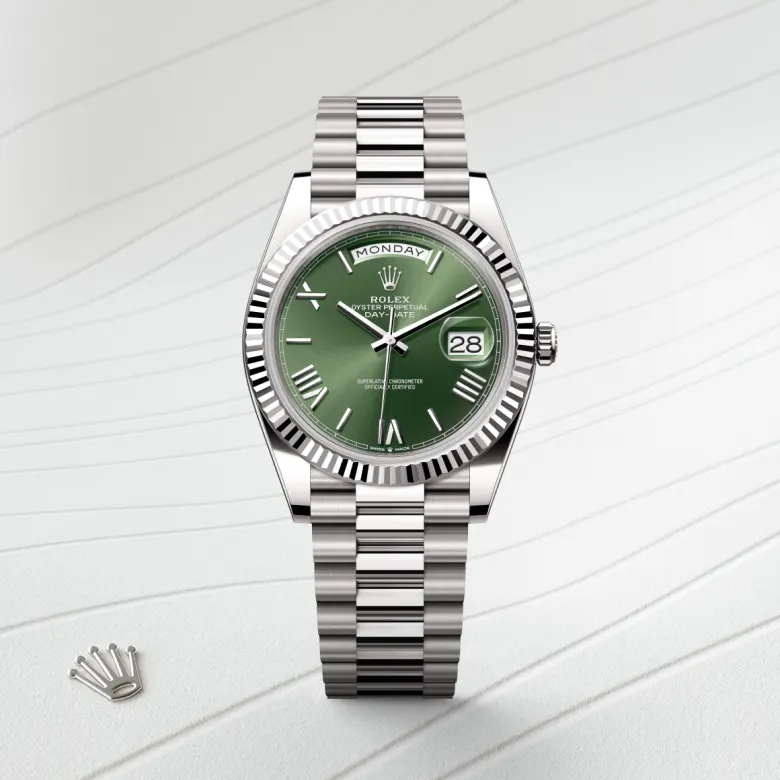 Rolex Day-Date in 18 ct white gold, M228239-0033 - Siam Swiss