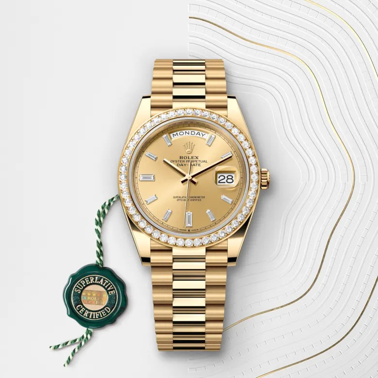 Rolex Day-Date in 18 ct yellow gold, M228348RBR-0002 - Siam Swiss