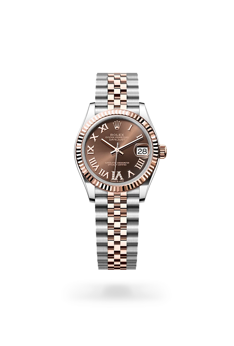 Rolex Datejust in Everose Rolesor - combination of Oystersteel and Everose gold, M278271-0004 - Siam Swiss