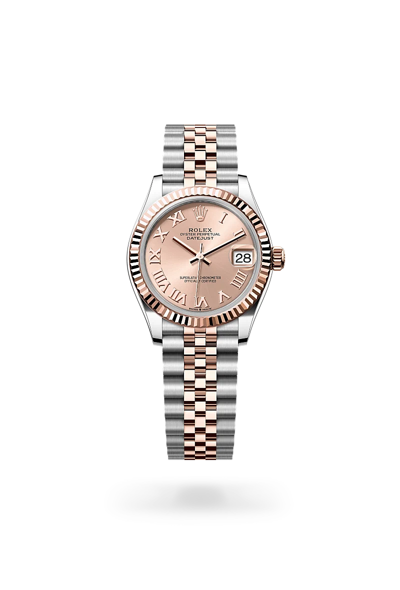 Rolex Datejust in Everose Rolesor - combination of Oystersteel and Everose gold, M278271-0006 - Siam Swiss
