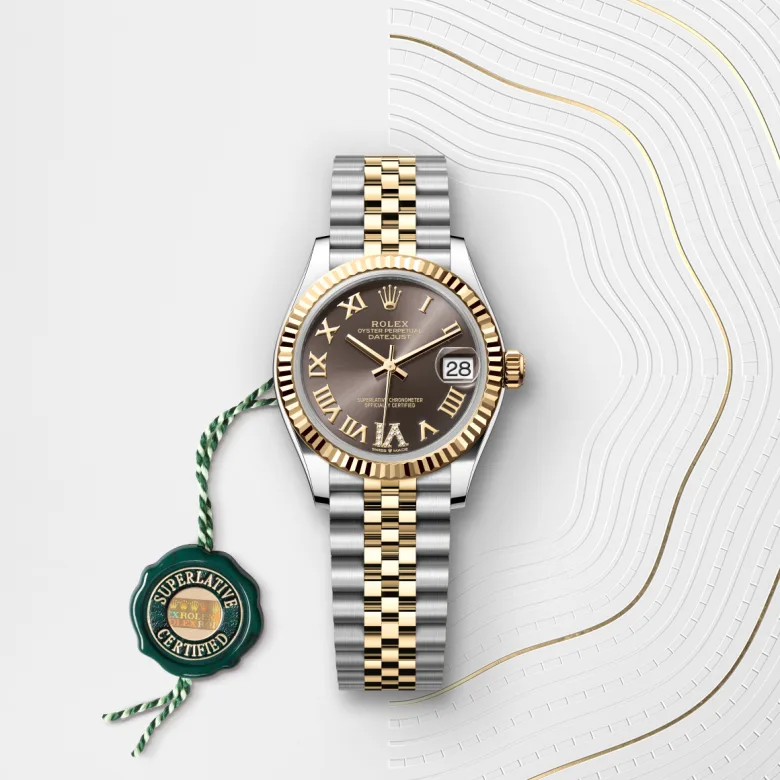 Rolex Datejust in Yellow Rolesor - combination of Oystersteel and yellow gold, M278273-0018 - Siam Swiss