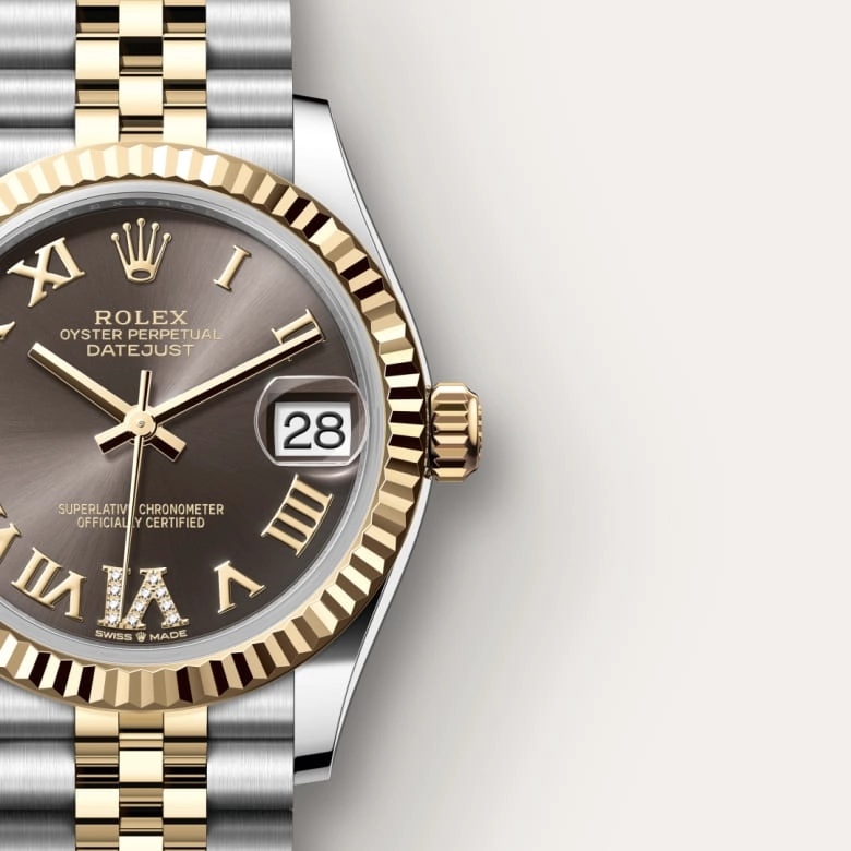 Rolex Datejust in Yellow Rolesor - การผสมผสานระหว่าง Oystersteel และทองคำ, M278273-0018 - Siam Swiss