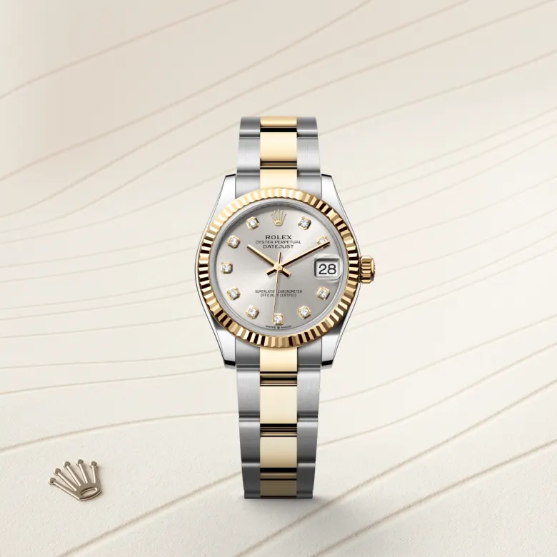 Rolex Datejust in Yellow Rolesor - การผสมผสานระหว่าง Oystersteel และทองคำ, M278273-0019 - Siam Swiss