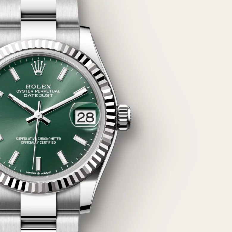Rolex Datejust in White Rolesor - combination of Oystersteel and white gold, M278274-0017 - Siam Swiss