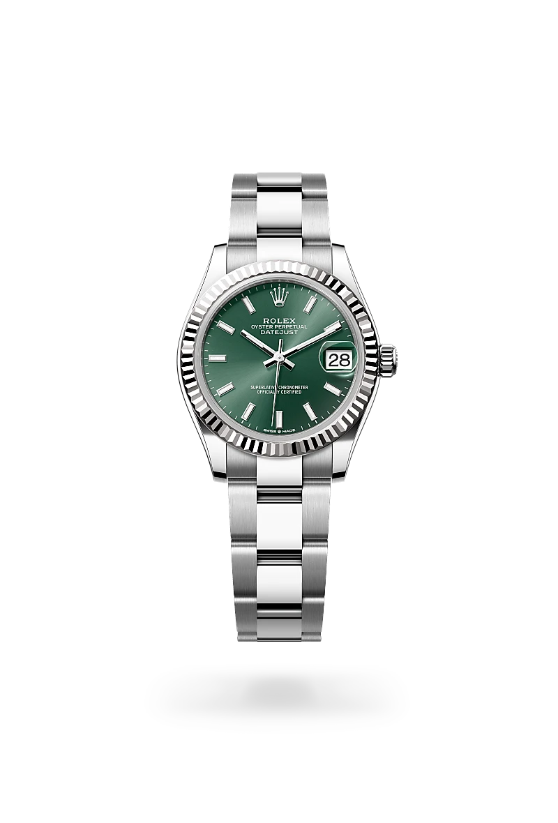 Rolex Datejust in White Rolesor - combination of Oystersteel and white gold, M278274-0017 - Siam Swiss