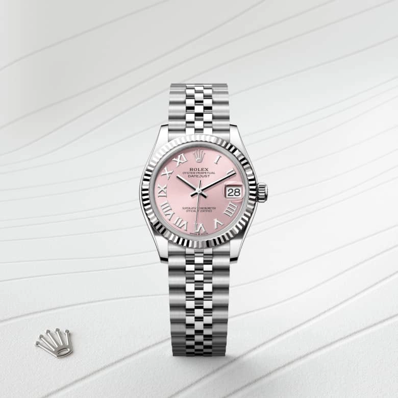 Rolex Datejust in White Rolesor - combination of Oystersteel and white gold, M278274-0020 - Siam Swiss