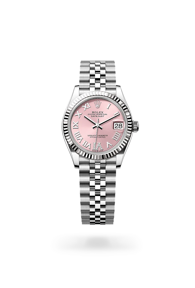 Rolex Datejust in White Rolesor - combination of Oystersteel and white gold, M278274-0024 - Siam Swiss