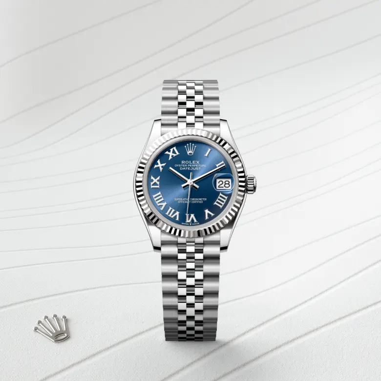 Rolex Datejust in White Rolesor - combination of Oystersteel and white gold, M278274-0034 - Siam Swiss