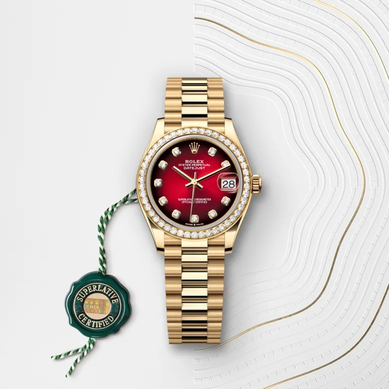 Rolex Datejust in 18 ct yellow gold, M278288RBR-0041 - Siam Swiss