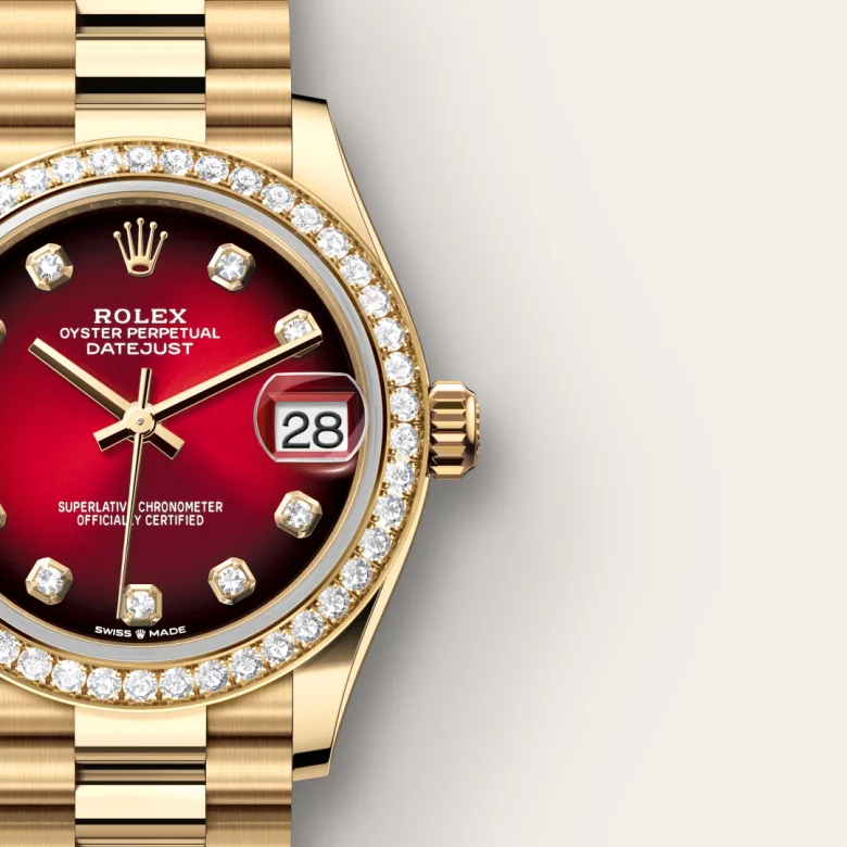 Rolex Datejust in 18 ct yellow gold, M278288RBR-0041 - Siam Swiss