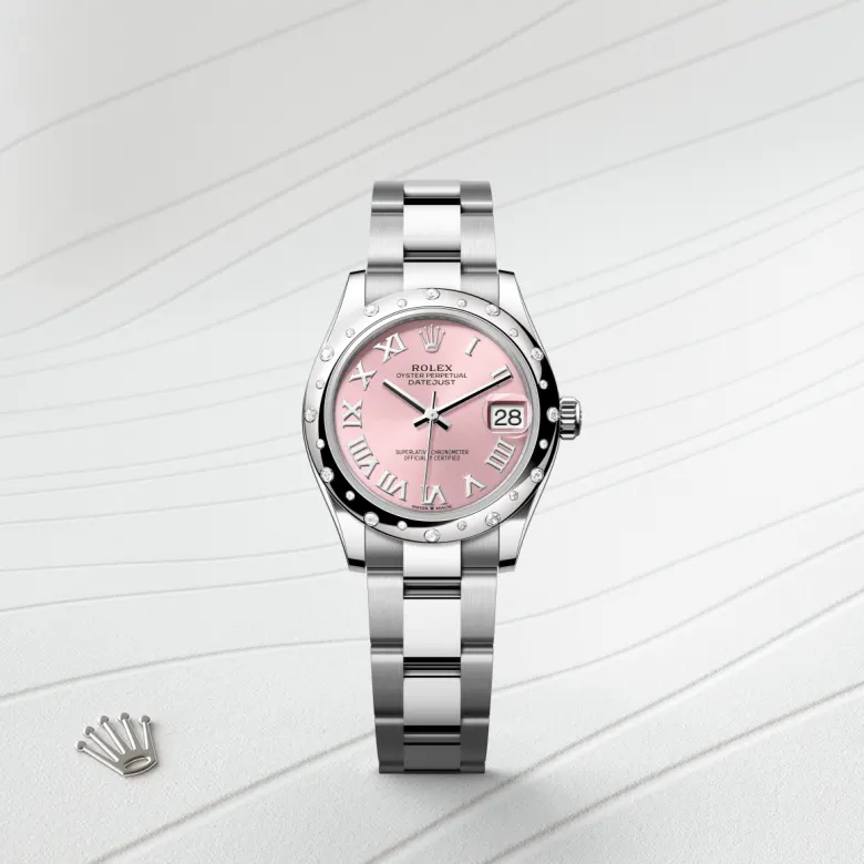 Rolex Datejust in White Rolesor - การผสมผสานระหว่าง Oystersteel และทองคำขาว, M278344RBR-0021 - Siam Swiss