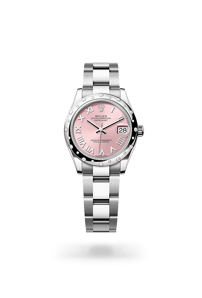 Rolex Datejust in White Rolesor - combination of Oystersteel and white gold, M278344RBR-0021 - Siam Swiss