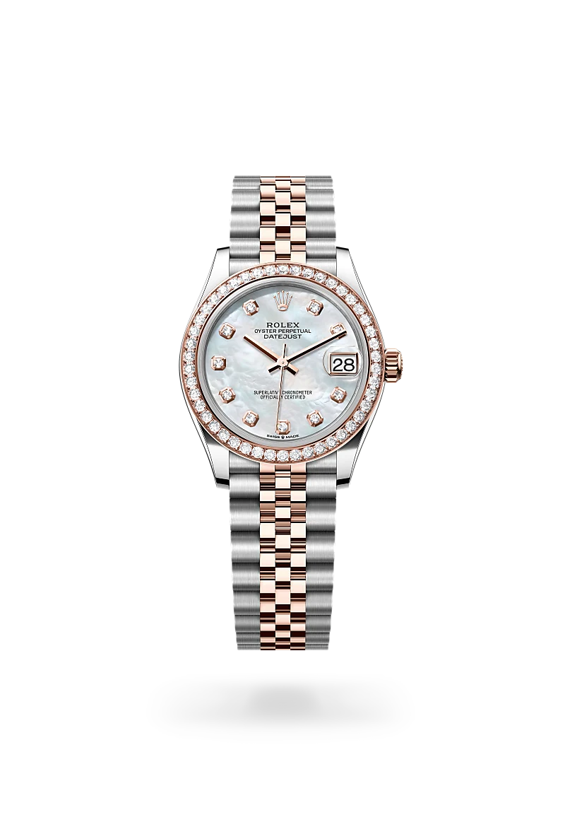 Rolex Datejust in Everose Rolesor - combination of Oystersteel and Everose gold, M278381RBR-0026 - Siam Swiss
