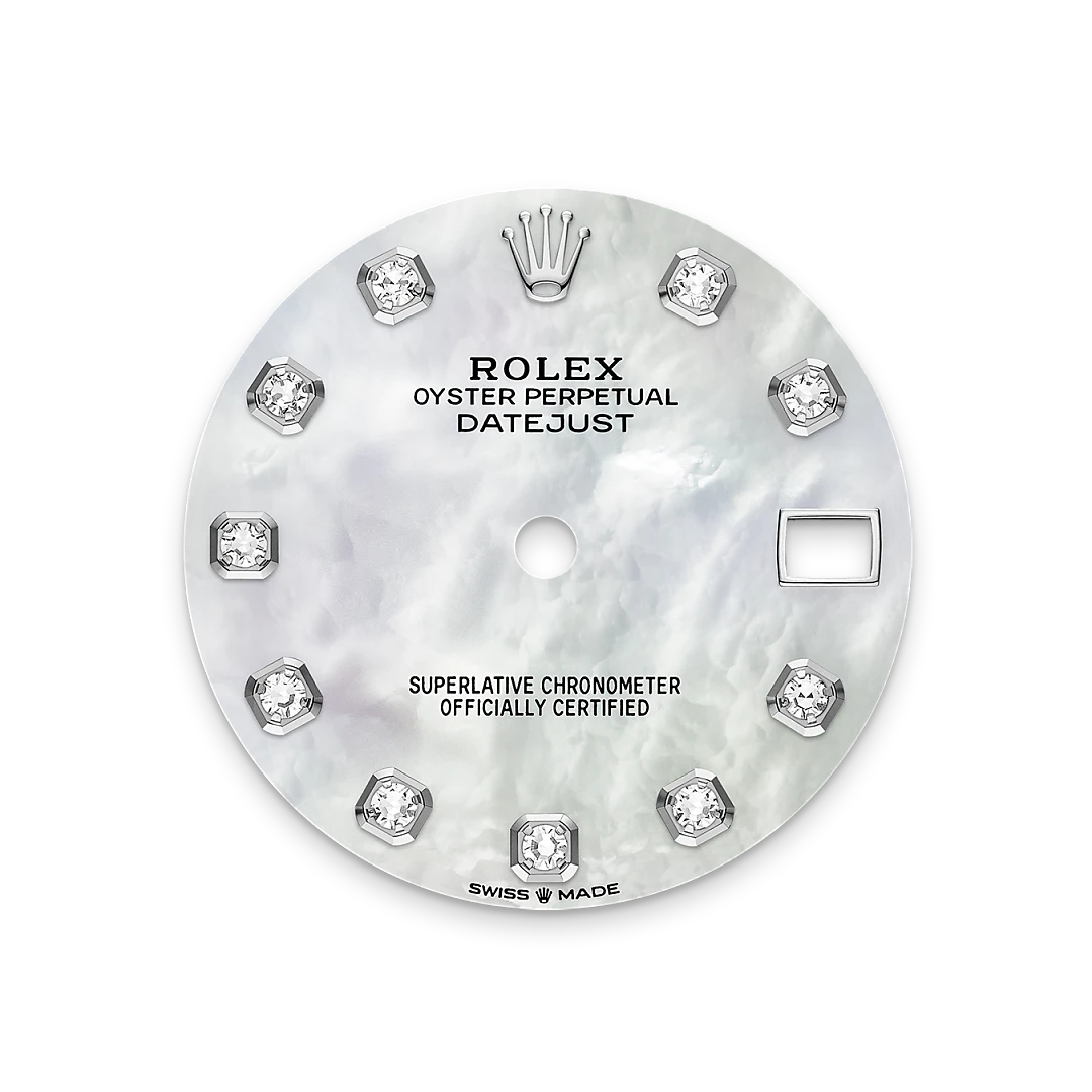 Rolex Datejust in White Rolesor - combination of Oystersteel and white gold, M278384RBR-0008 - Siam Swiss Rolex Datejust in White Rolesor - combination of Oystersteel and white gold, M278384RBR-0008 - Siam Swiss
