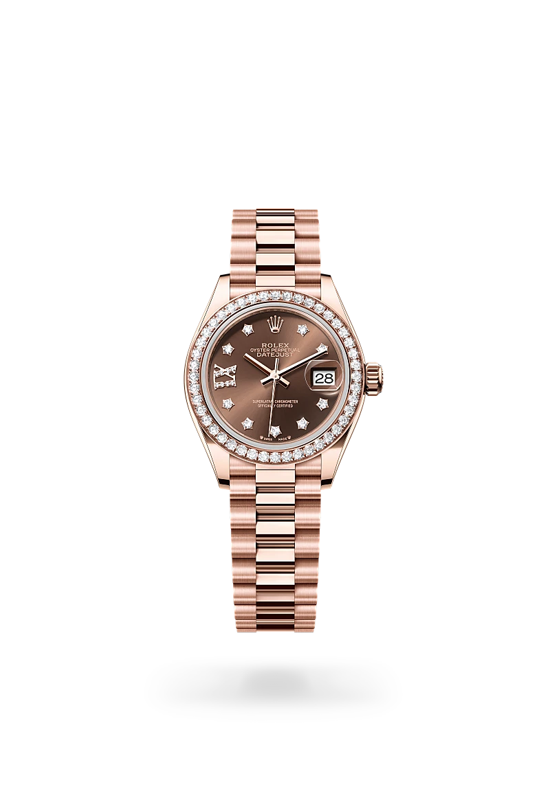 Rolex Lady-Datejust in 18 ct Everose gold, M279135RBR-0001 - Siam Swiss