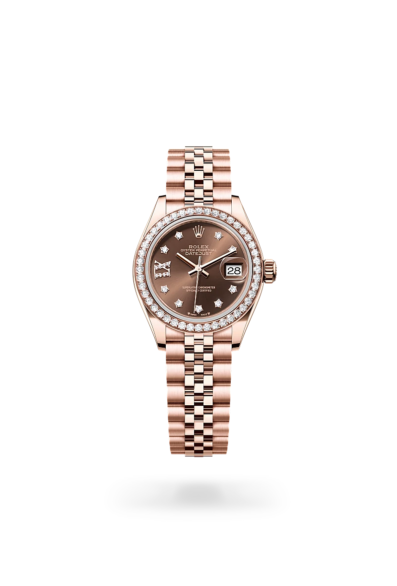 Rolex Lady-Datejust in 18 ct Everose gold, M279135RBR-0002 - Siam Swiss